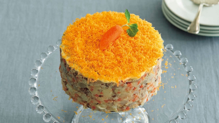 春にんじんのポテトケーキ