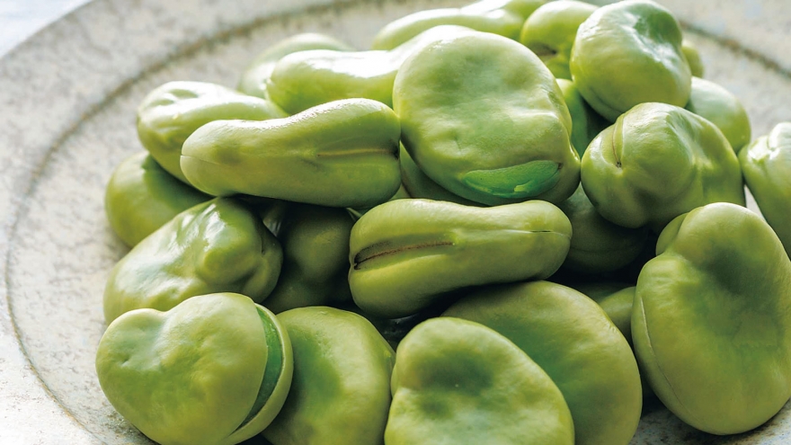 そら豆の塩ゆで