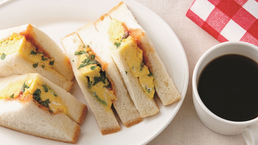 クレソンオムレツサンド