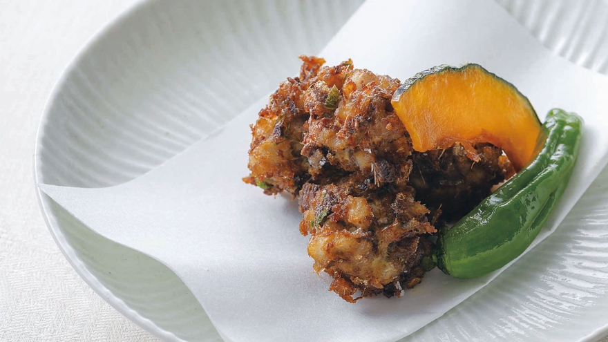 いわしの岩石揚げ