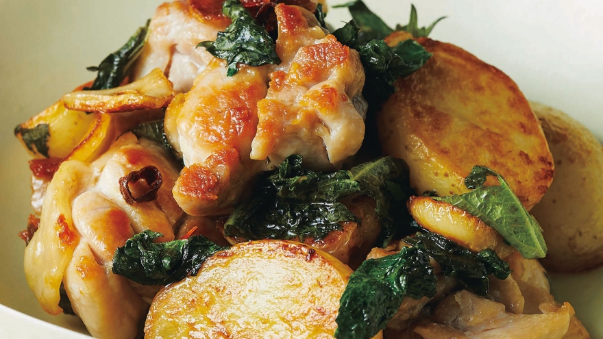 鶏のアーリオ・オーリオ 青じそ風味