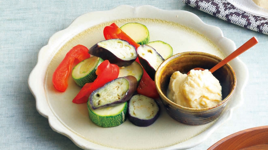 温野菜のおからマヨネーズ