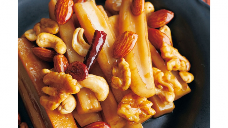 れんこんのナッツきんぴら