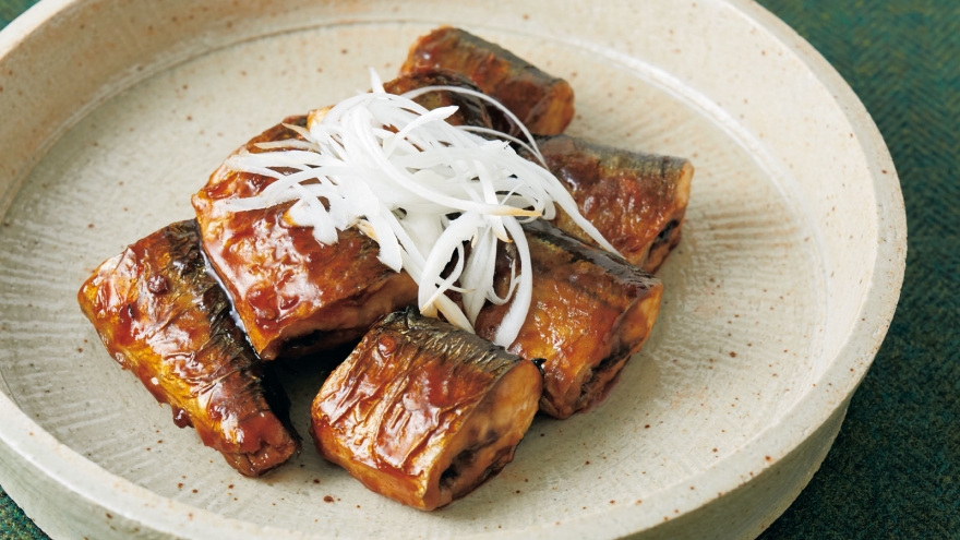 さんまの中華風照り焼き