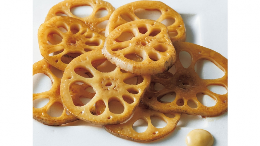 れんこんの照り焼き