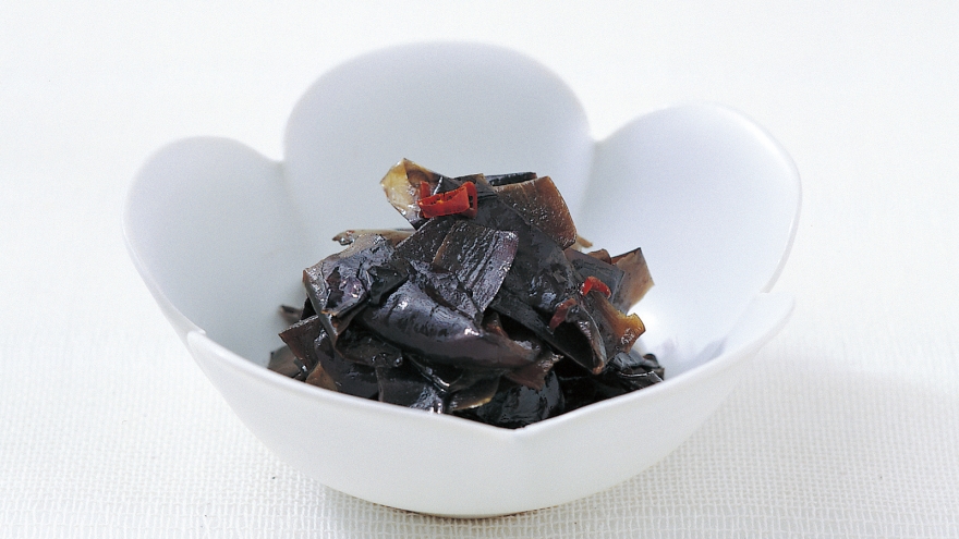 なすの皮のつくだ煮