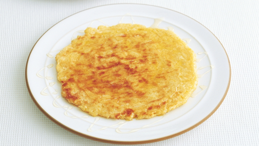 パンでデザートピザ