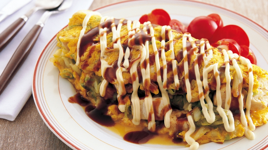 かじきのボリュームオムレツ