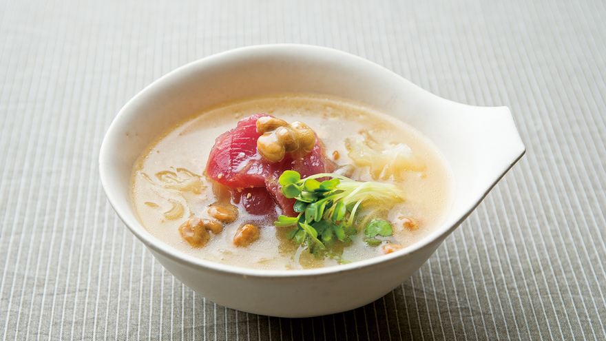 かつお入り納豆冷や汁