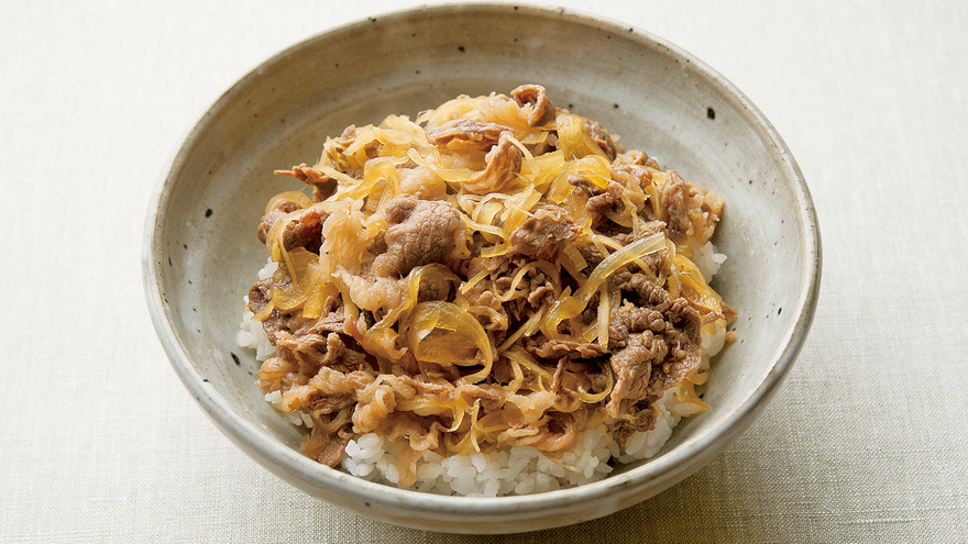 しょうがたっぷり牛丼