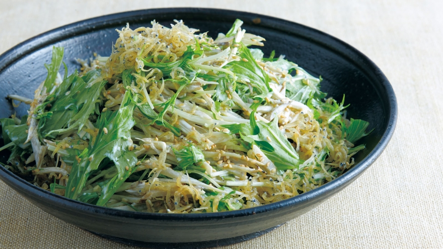 カリカリじゃことごぼうのサラダ