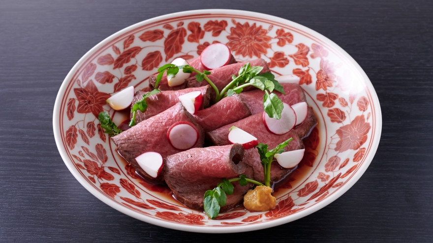 冬の香りのローストビーフ