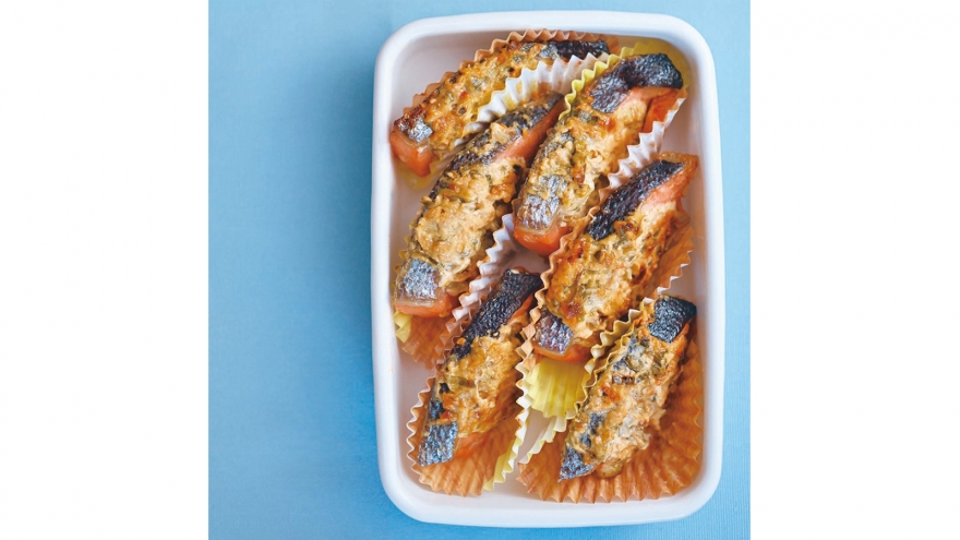 さけのごまみそマヨ焼き