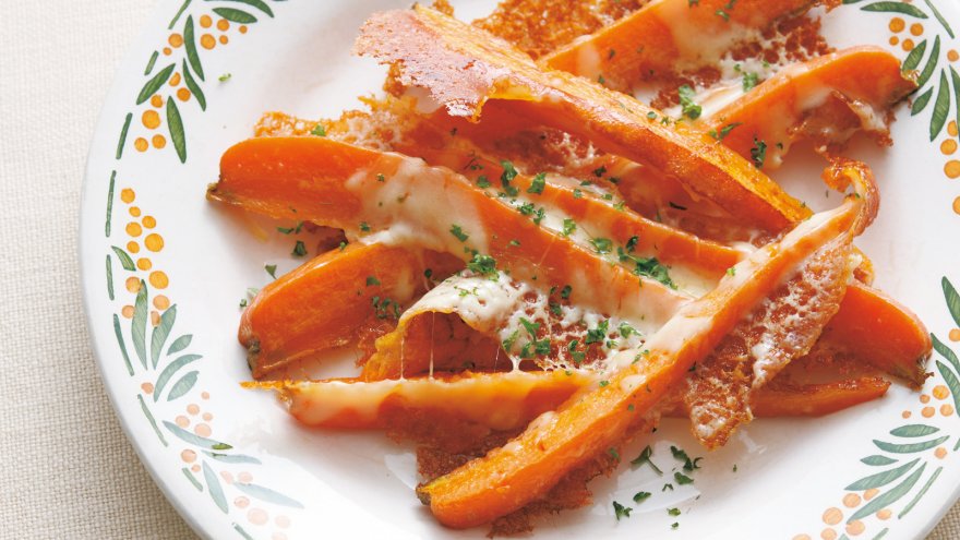 春にんじんのチーズ焼き