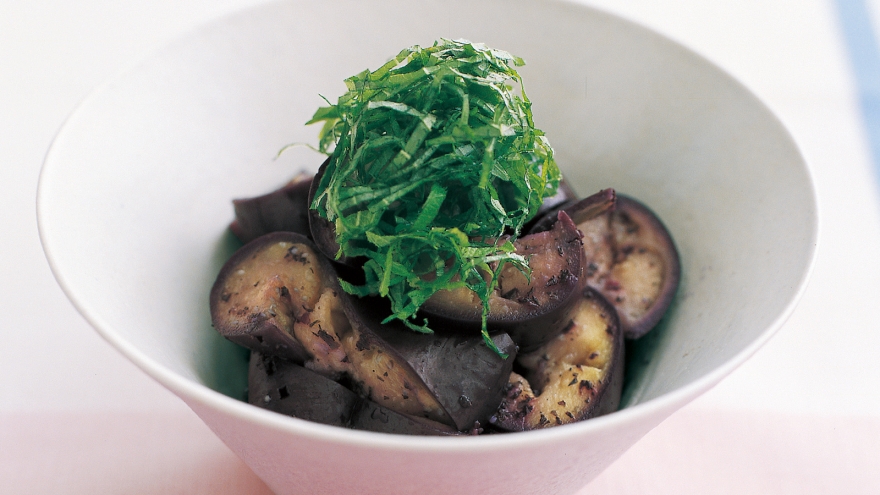 なすのしそあえ