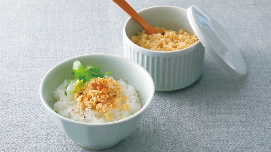 高野豆腐と麩のふわふわ