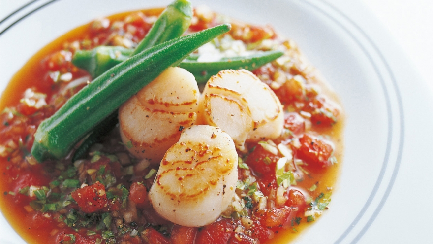 帆立てのソテー