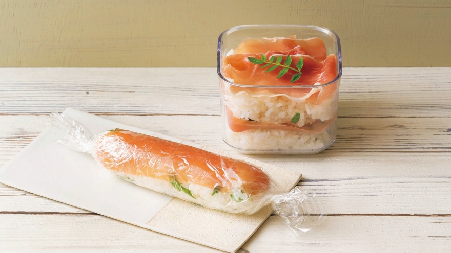 生ハムおにぎり