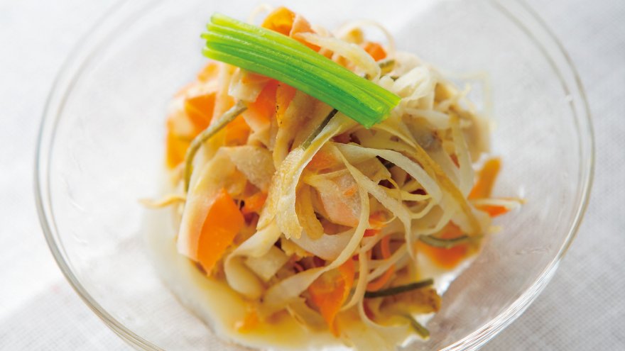 新ごぼうの炒めなます