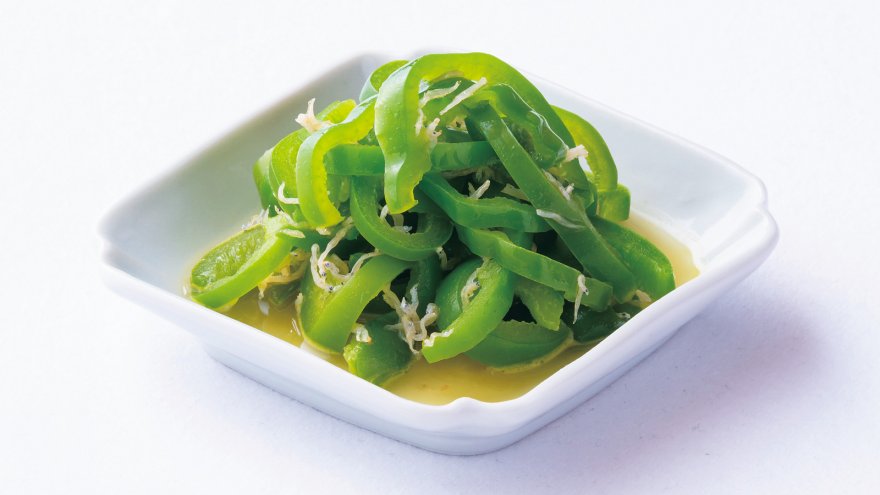 ピーマンのじゃこ煮