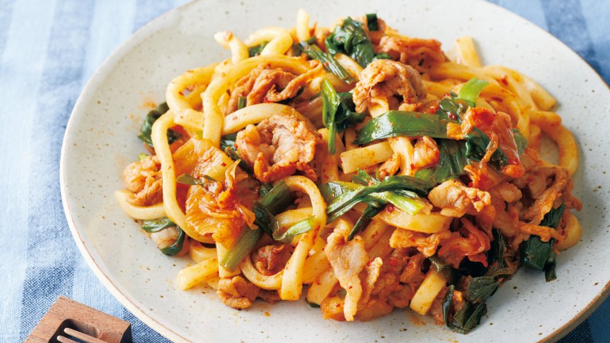 豚キムチうどん