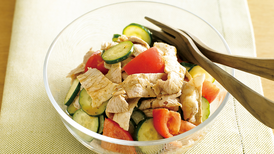 ゆで豚と野菜のサラダ