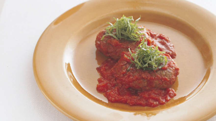 トマト煮込みハンバーグ