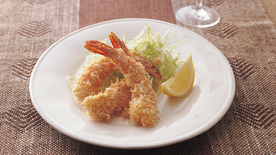 オーブンでえびフライ