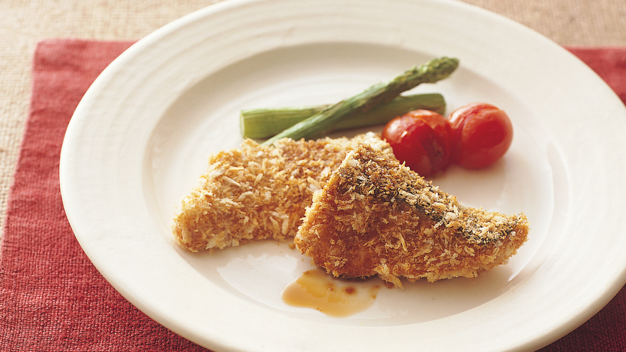 オーブンで鮭フライ