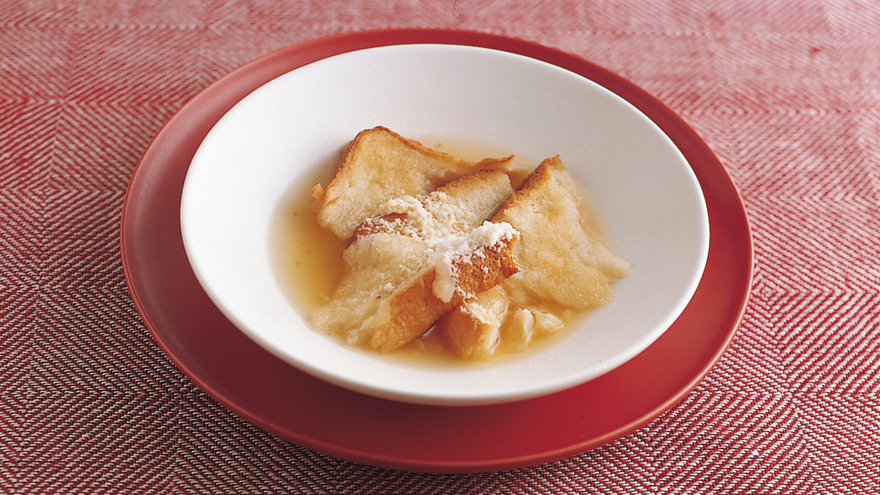 カリカリトーストスープ