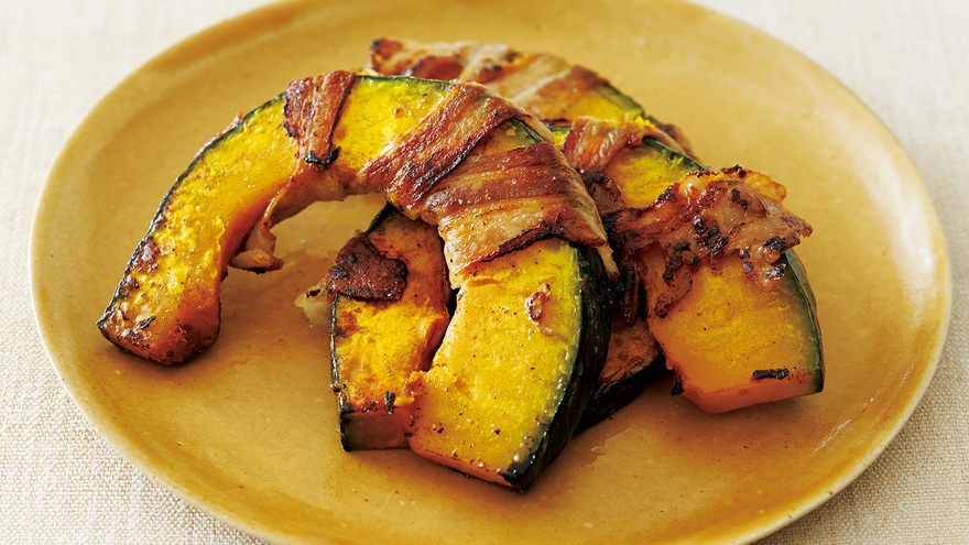 かぼちゃの豚肉巻き