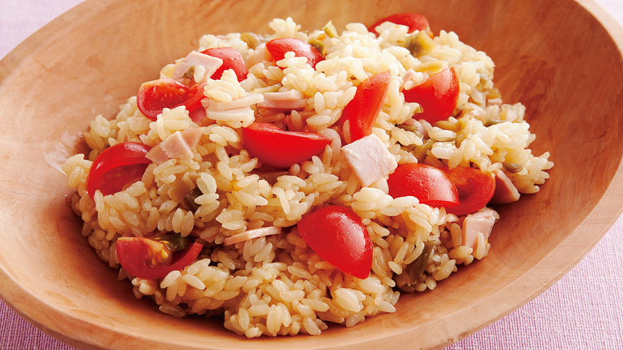 ハムとミニトマトのサラダずし