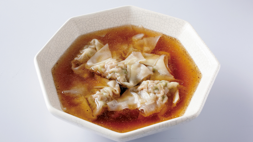 にらワンタンスープ