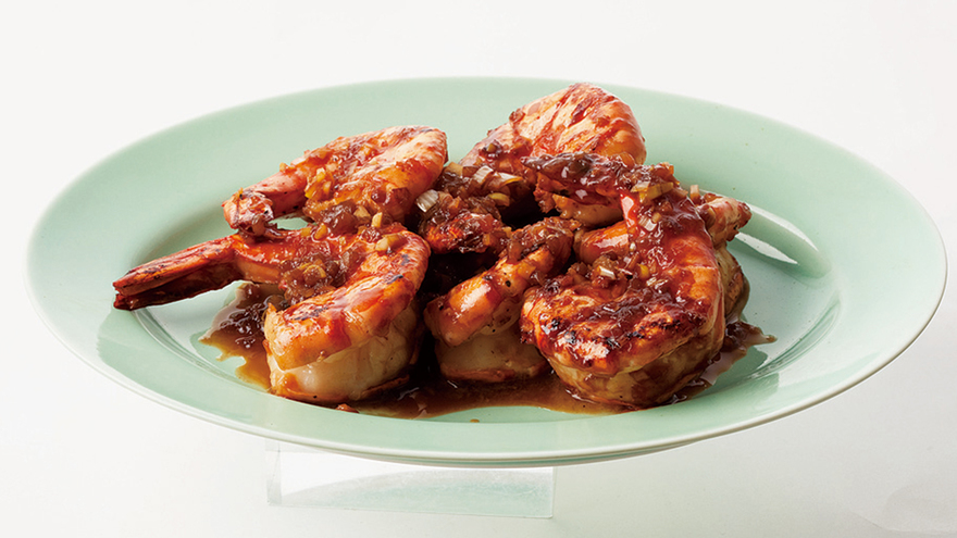 えびの梅だれ炒め