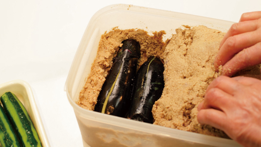 ぬか漬け 2-野菜を漬ける