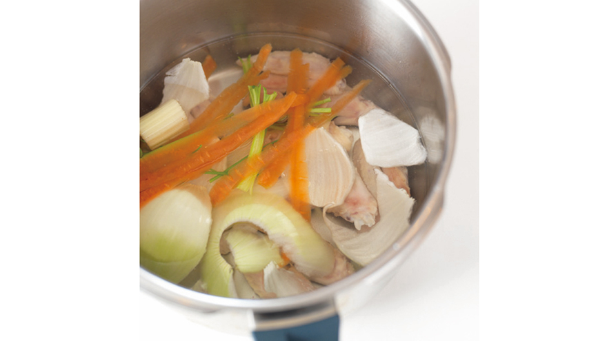 チキンスープのとり方