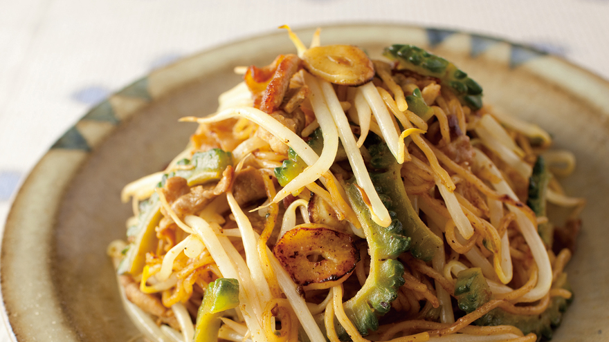 ゴーヤーカレー焼きそば