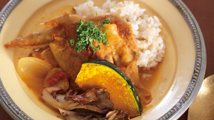 チキンのカレー煮