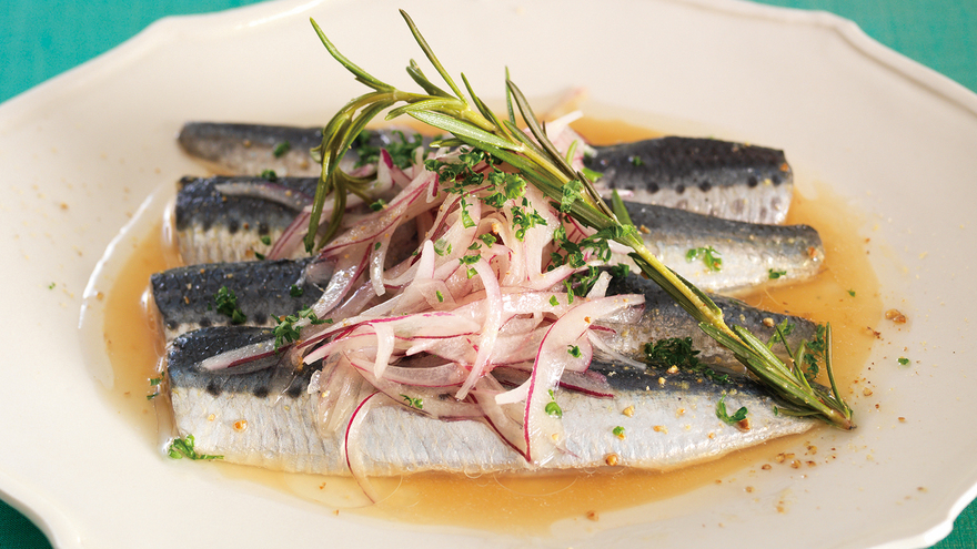 いわしのハーブマリネ