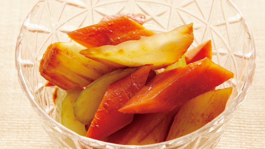 セロリとにんじんの中国風漬物