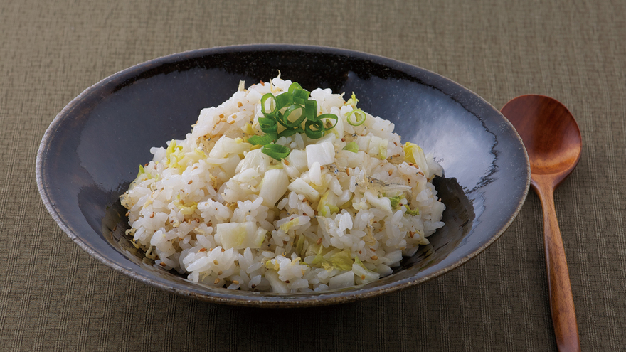 白菜漬けのチャーハン