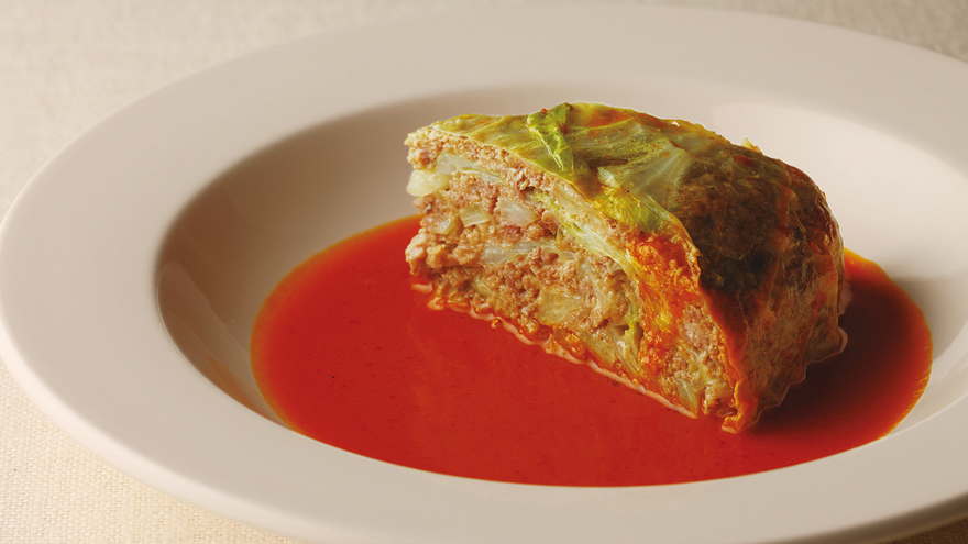 ミルフィーユ風ロールキャベツ