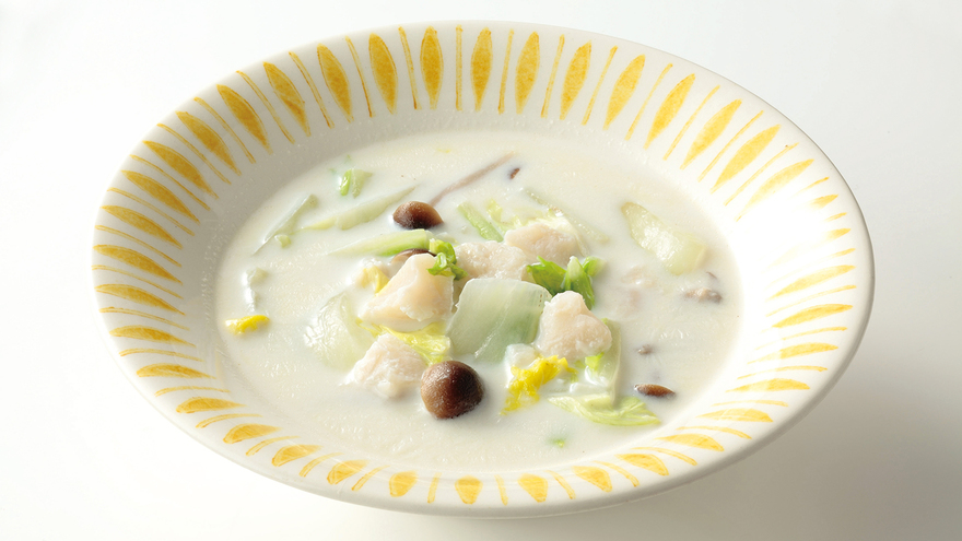 野菜たっぷりミルクスープ