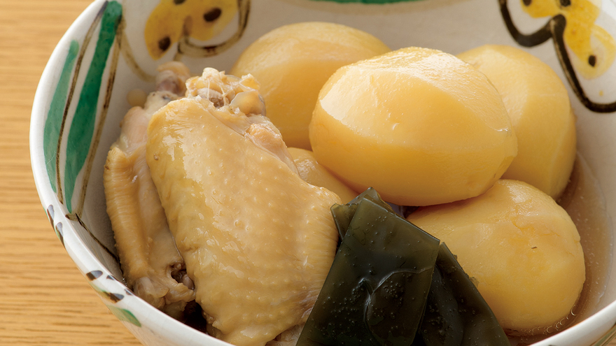 新じゃがいもの煮物