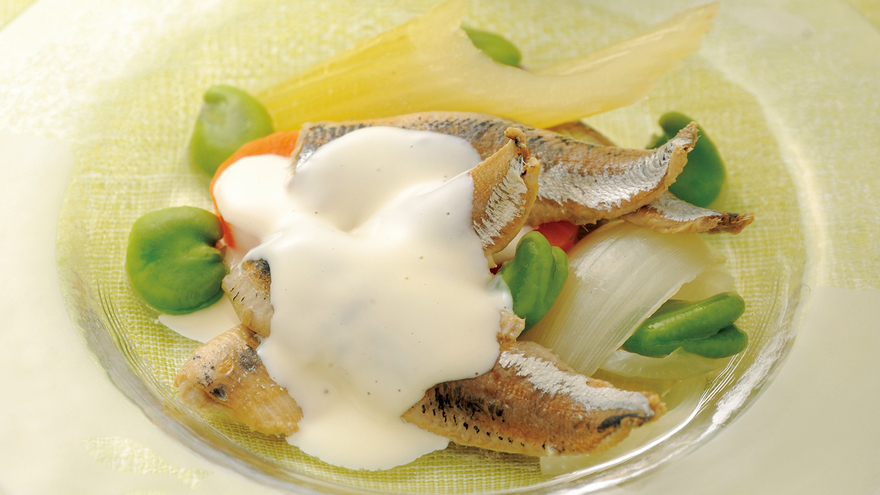 新鮮いわしのマリネ