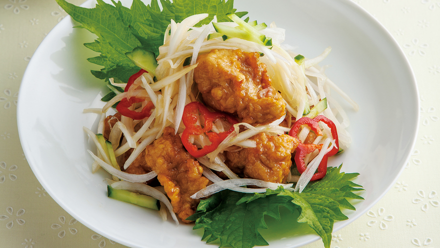 新たまねぎの酢豚