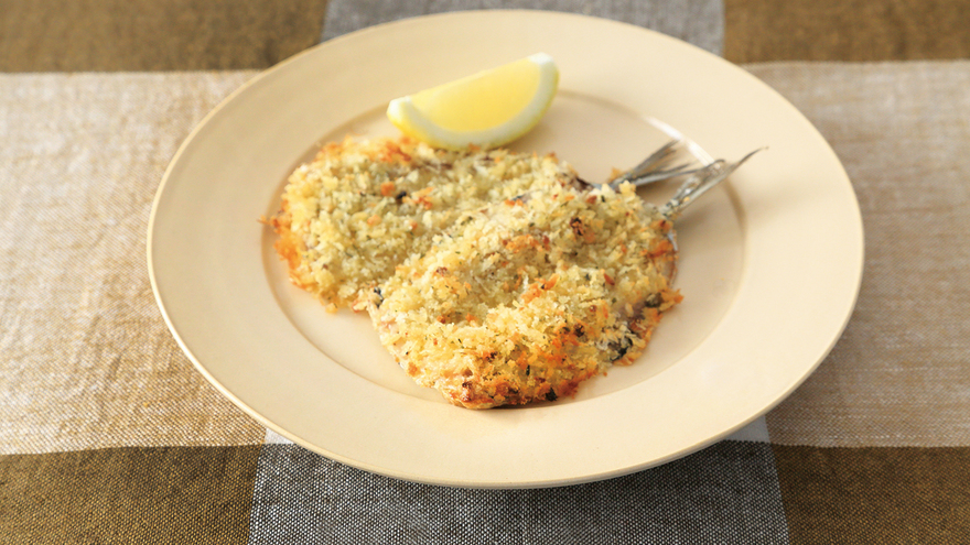 いわしのタイムパン粉焼き