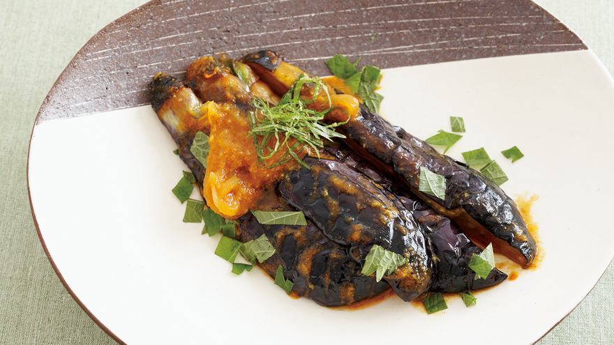 揚げなすのカレーソース