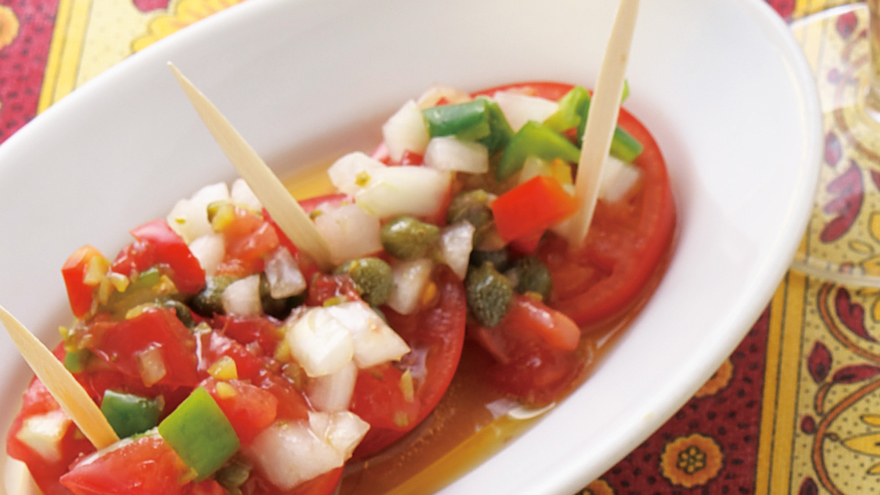 トマトのビネガー風味