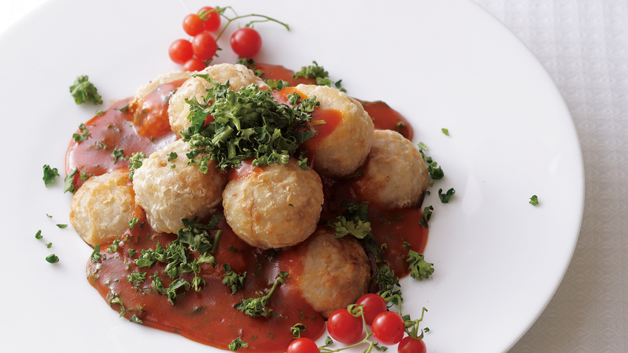 里芋のあんかけ